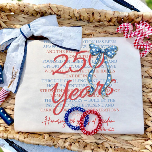 250 Years Bow Graphic Tee
