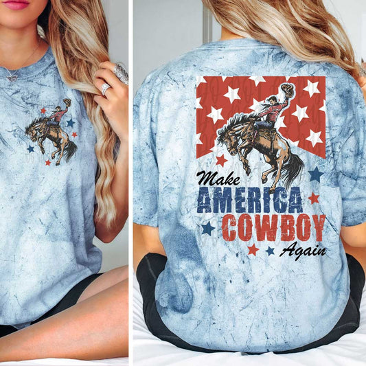 Make America Cowboy Again Double-Sided Comfort Colors Tee