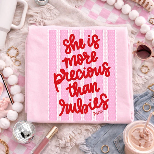 More Precious Than Rubies Graphic Tee