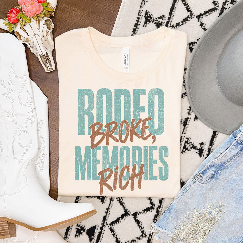 Rodeo Broke Memories Rich Graphic Tee