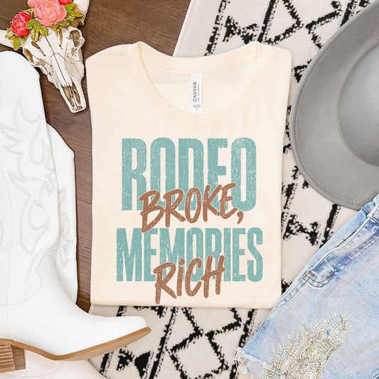 Rodeo Broke Memories Rich Graphic Tee