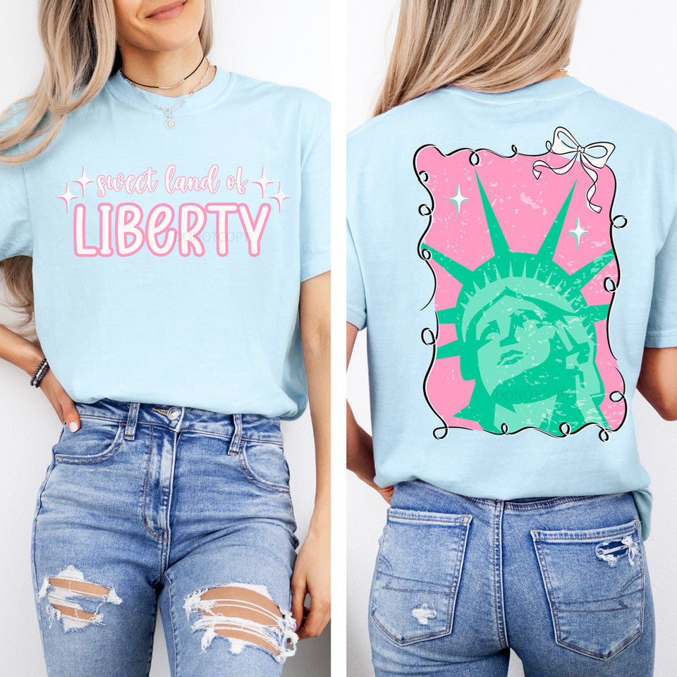 Sweet Land Of Liberty Double-Sided Tee