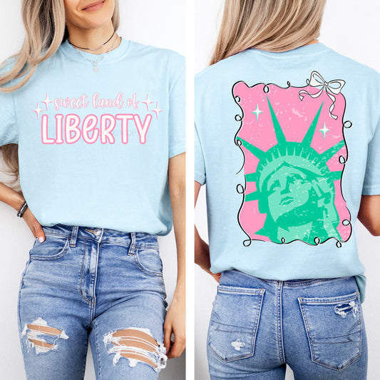 Sweet Land Of Liberty Double-Sided Tee