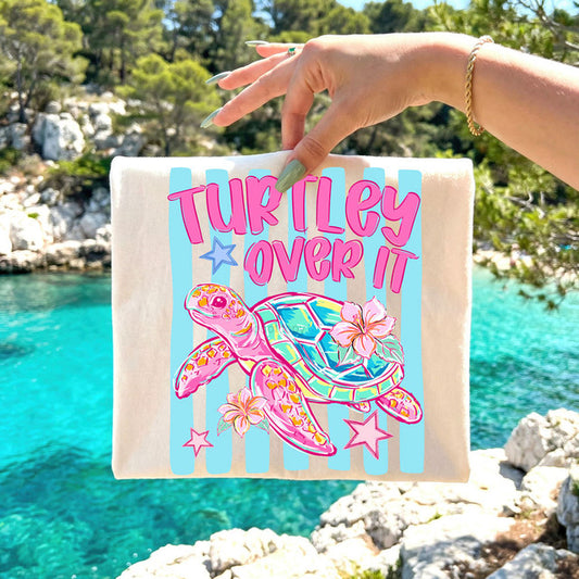 Turtley Over It Graphic Tee