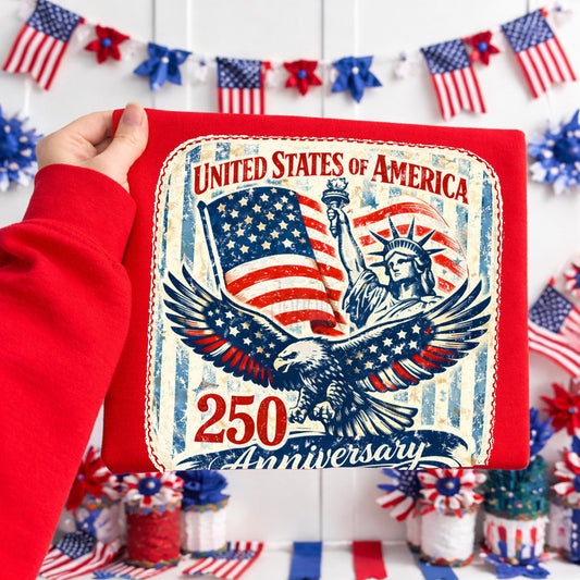 Vintage United States Of America 250 Anniversary Graphic Tee
